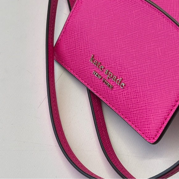 (new+tag) Kate Spade ID lanyard/card holder (retail) style Spencer pink - Picture 6 of 7